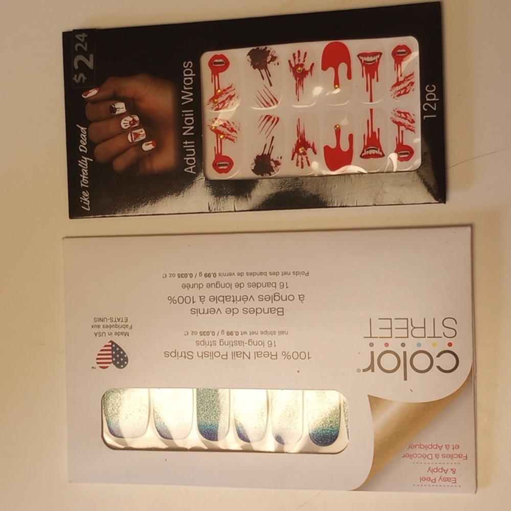 Two nail wrap sets